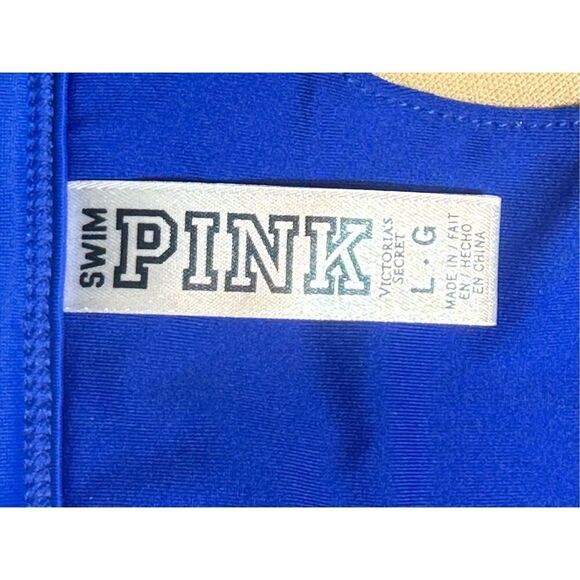 Victoria’s Secret PINK blue bikini swim top size L - Picture 5 of 5